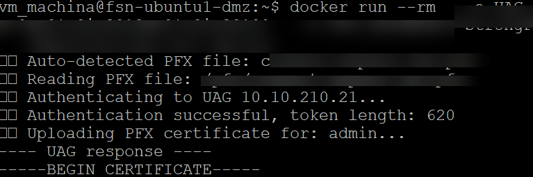 Automating Omnissa UAG Certificate Uploads with Docker — A Complete Guide
